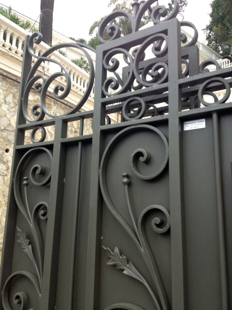 wrought iron gates factory on the french riviera ferronnerie f labbé