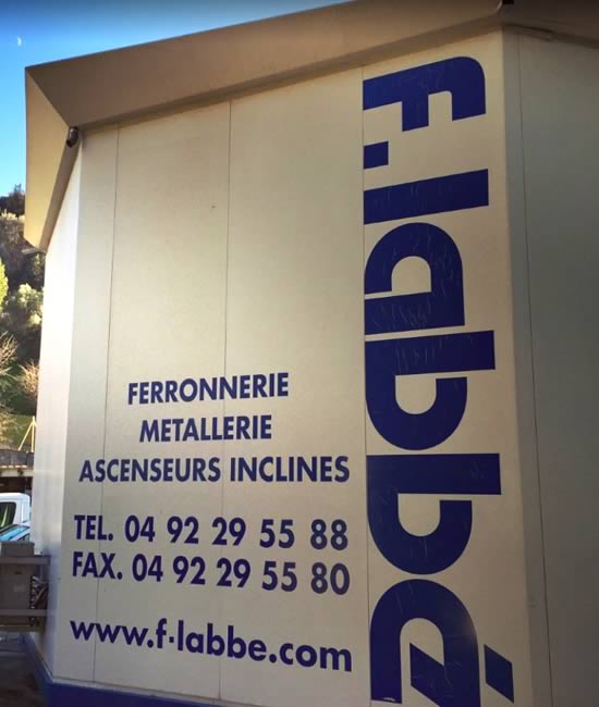 Ferronnerie F.Labbé à Nice quartier St Isidore